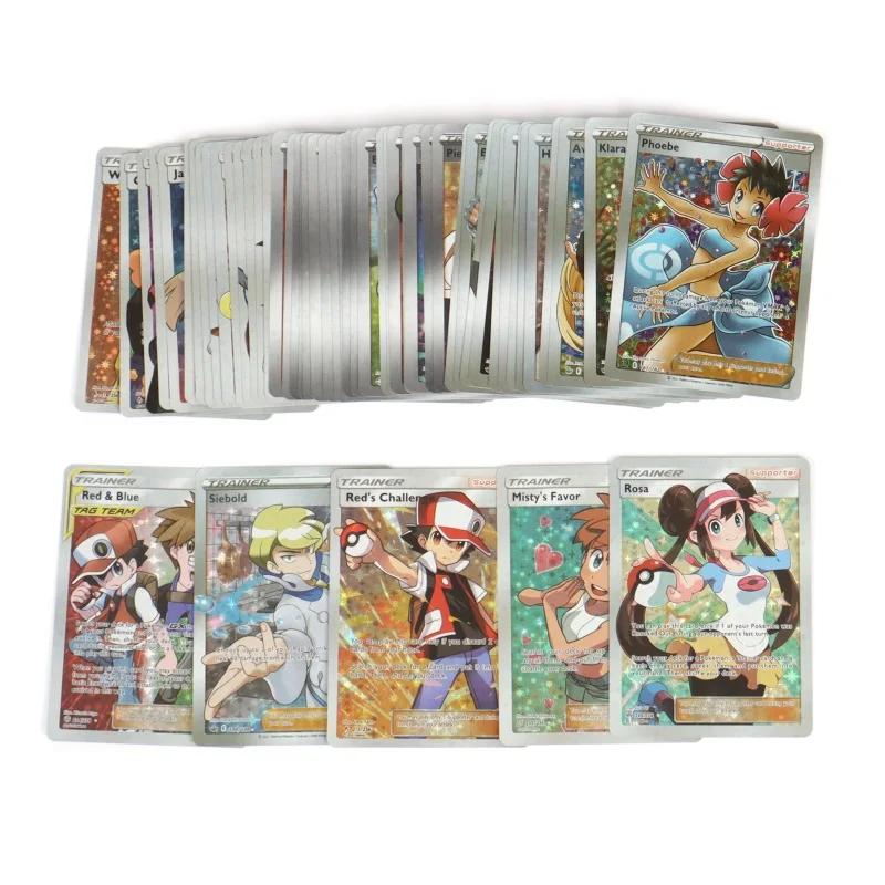 Carte Da Allenatore Pokemon Nessuna Ripetizione Versione Inglese Gioco Battle Carte Pokemon Trading Shining Proxy Card Toys Regalo Per Bambini