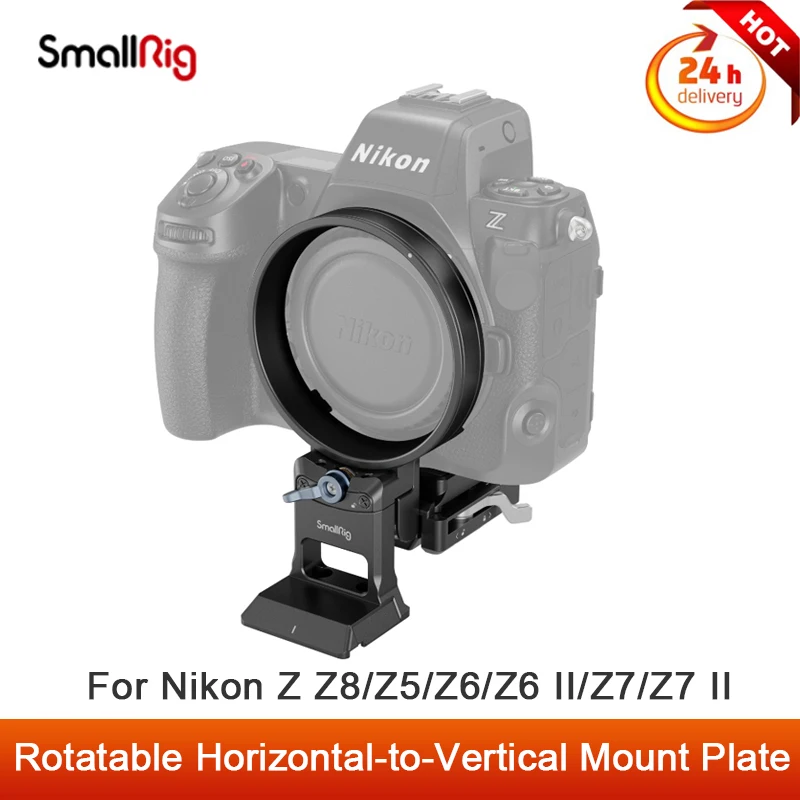 Piastra Arca Girevole Orizzontale-Verticale Per Montaggio Smallrig Per Fotocamera Specifica Nikon Z Z8/Z5/Z6/Z6 Ii/Z7/Z7 Ii 4306