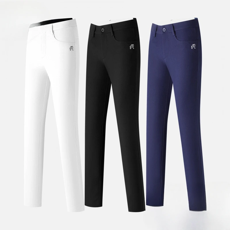 Women's Summer Slim-Fit Golf Wear, Sports Pants, Stretch, M