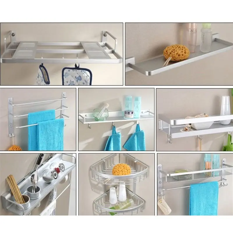 Raum Aluminium Dusche Glastür Haken Freies Loch Handtuchhalter Kleiderbügel für Schlüssel Organi Kleiderhaken – Detail 7