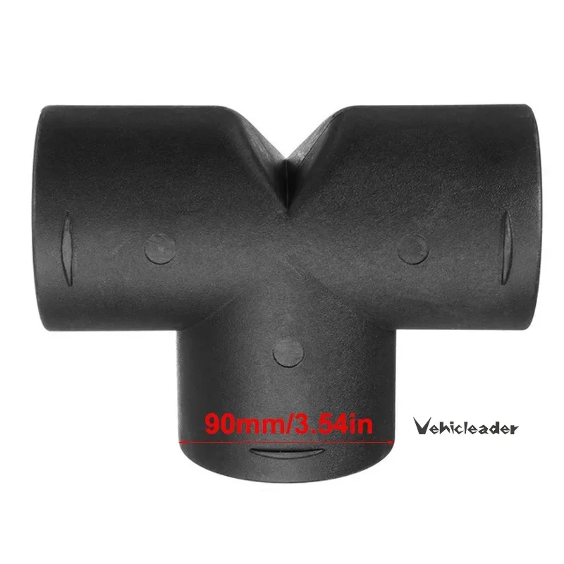 42mm/90mm/60mm/75mm Air Vent Ducting T Y L Piece Elbow Pipe Outlet Exhaust Connector Joiner For Webasto Diesel Parking Heater for heater duct connector