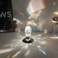 New Ins 16 Colors Shadow Romantic Diamond Crystal Light Lamp LED Atmosphere Projection Light USB Control Table Bar Bedside Decor 3