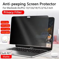 Anti-peek Anti-spy Anti-glare Film Privacy Filter Anti-peeping Screen Protector For Macbook Air 13 13.6 15 M1 M2 Pro 14 16