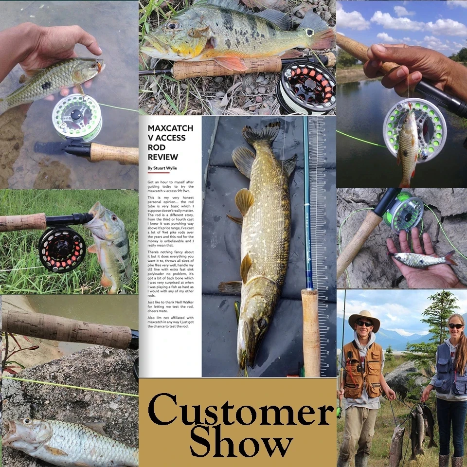 Maximumcatch V-access 3/4/5/6/7/8/9/10wt Fly Fishing Rod 8ft
