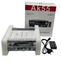 AK55 Digital Sound Amplifier for Car Bluetooth 5.0 Audio Amplifier for Home Karaoke Channel 2.0 HiFi Stereo Car Subwoofer AMP 6
