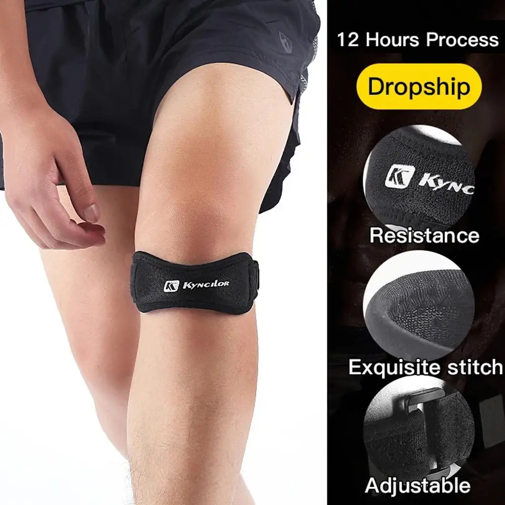 1/2PCS Adjustable Knee Patellar Tendon Support Strap Band Knee Support Brace Running basketball volleyball Sports Kneep Q3A3 knee support knee brace patellar band
