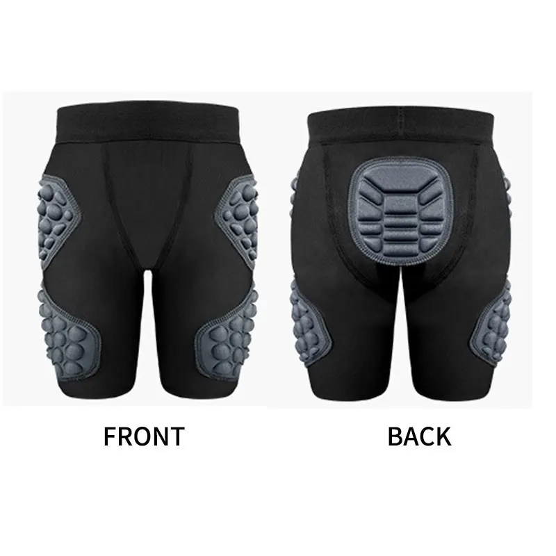 Youth Padded Compression Shorts Football Girdle Hip and Thigh Protector For Basketball Football Protective Padded Shorts Kids