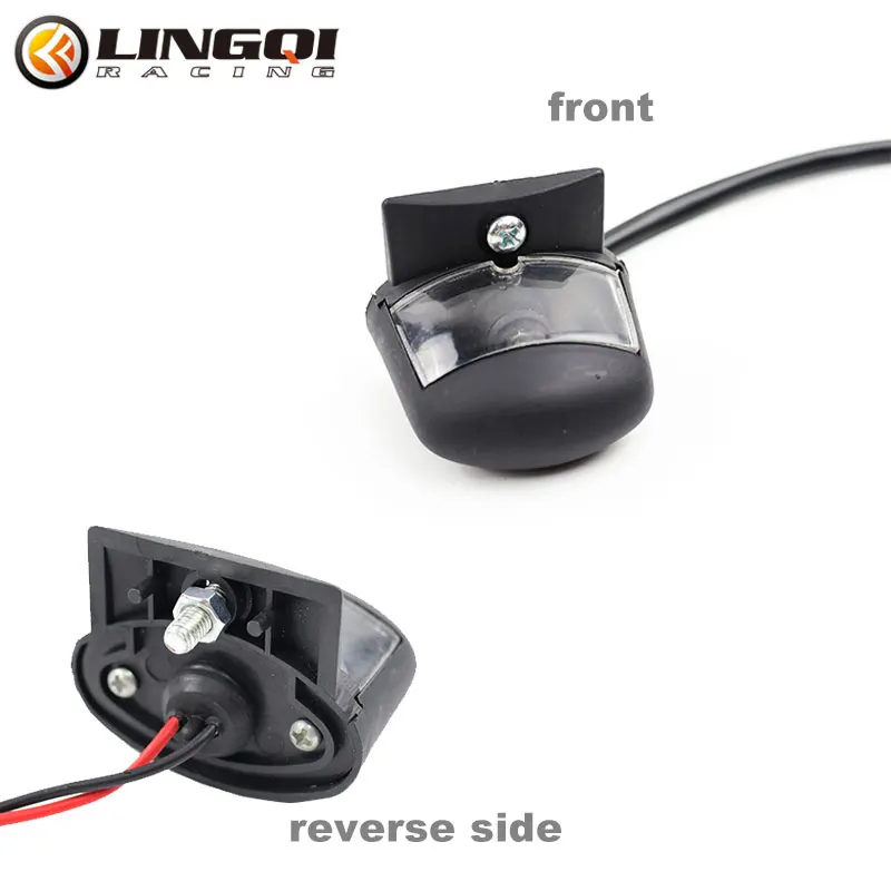 Motorcycle LED Lights License Plate Light PP PC Plastic Taillights For Most Pit Dirt Bike Motocross Accessories Parts