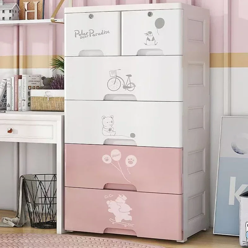 multi-purpose plastic kids cabinet preschool furniture drawers Organizer toy storage guarda juguetes children's room furniture