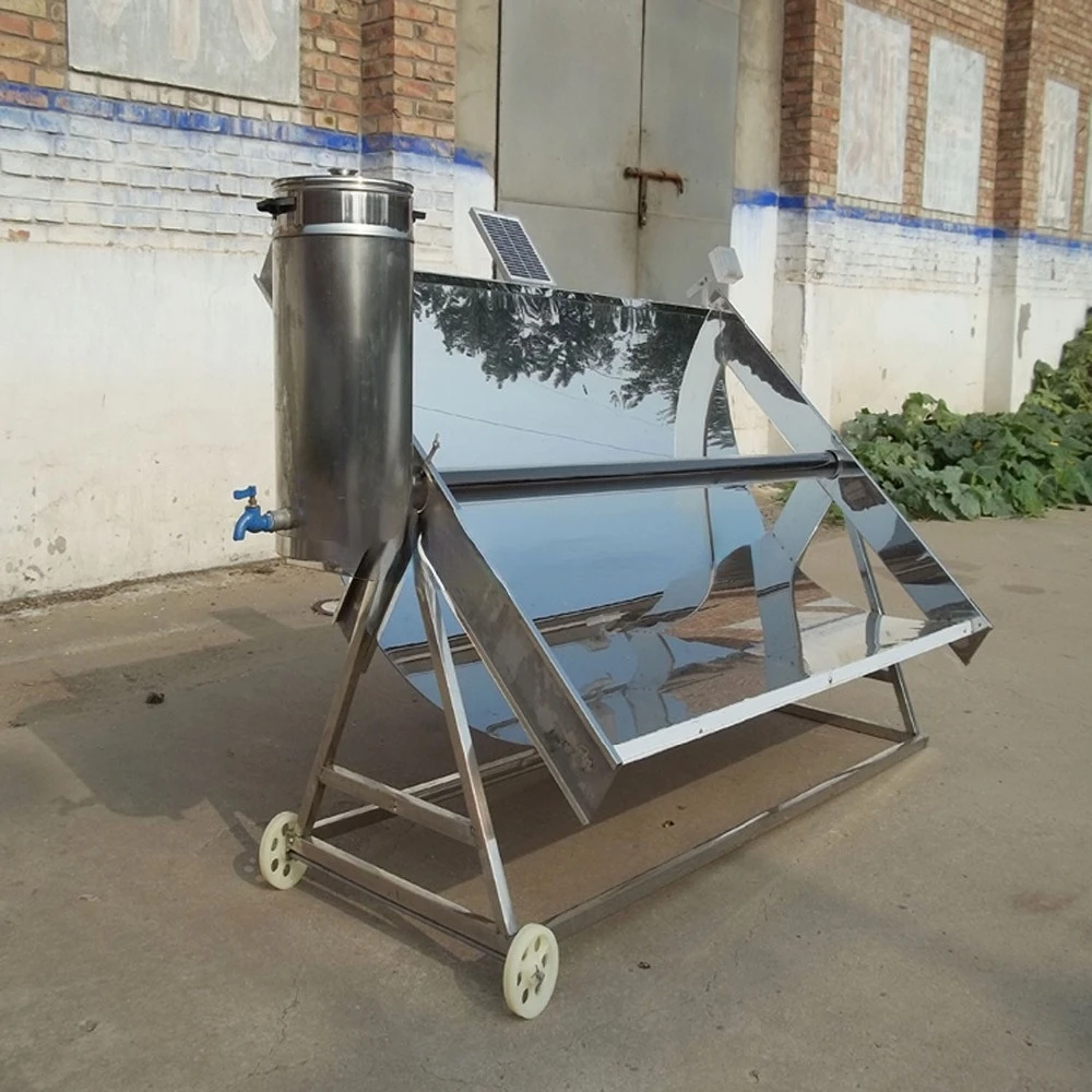 

Stainless steel automatic tracking concentrating solar boiling water reactor