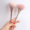Rose Gold Professional Makeup Brush Set Large Soft Hair Powder Blush Contour Brush Non Shedding Loose Powder Face Cosmetic Tool