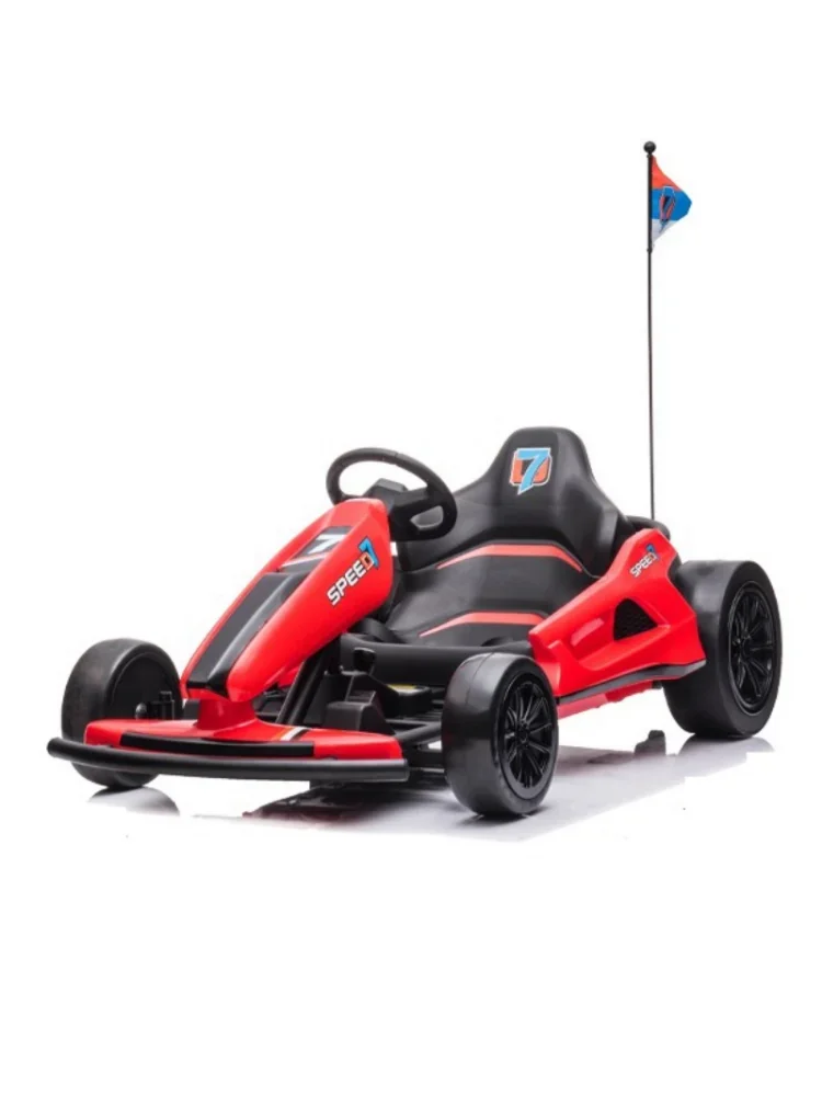 Kart Children's Drifting Car Adult Children Internet Celebrity Electric Kart Baby Car Rechargeable Stroller Gift