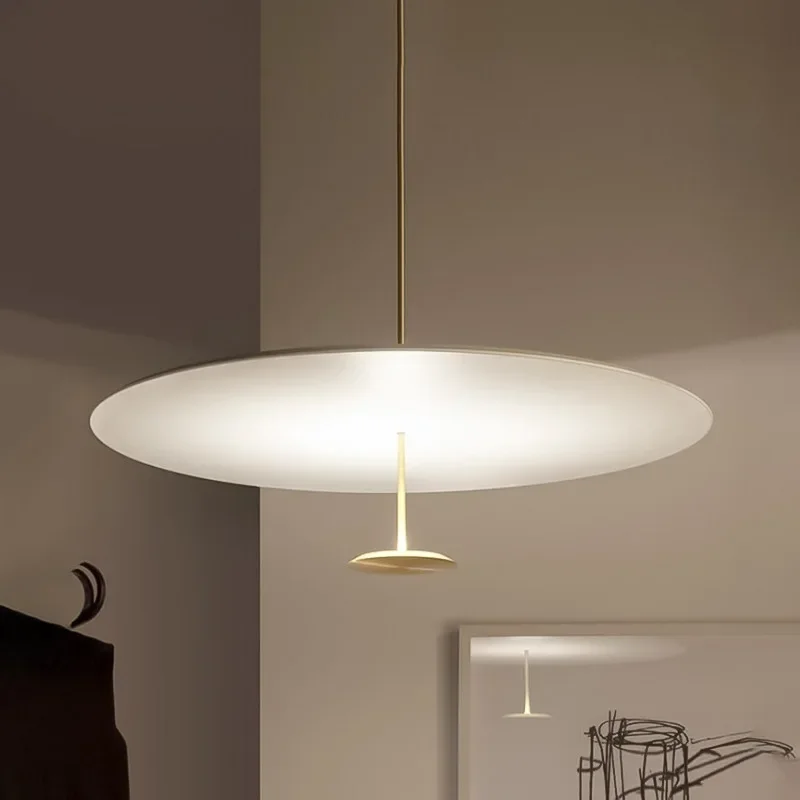 Минималистичные подвесные светильники золотого и черного цвета, подвесной светильник, Подвесная лампа для гостиной, кольцевые светильники
