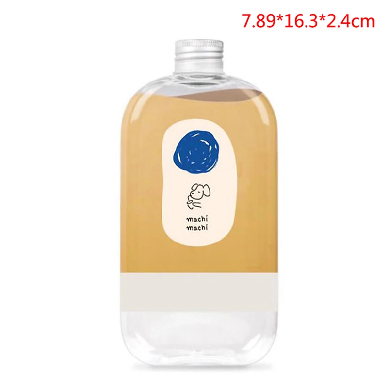400ml Cute Kawaii Plastic Milk Carton Water Bottle