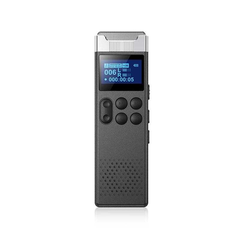 

ZD68 Voice Recorder150Day Long Standby Activated with Dual Microphone Loudspeaker Noise Reduce 3072kbp Sound Dictaphone MP3 Play