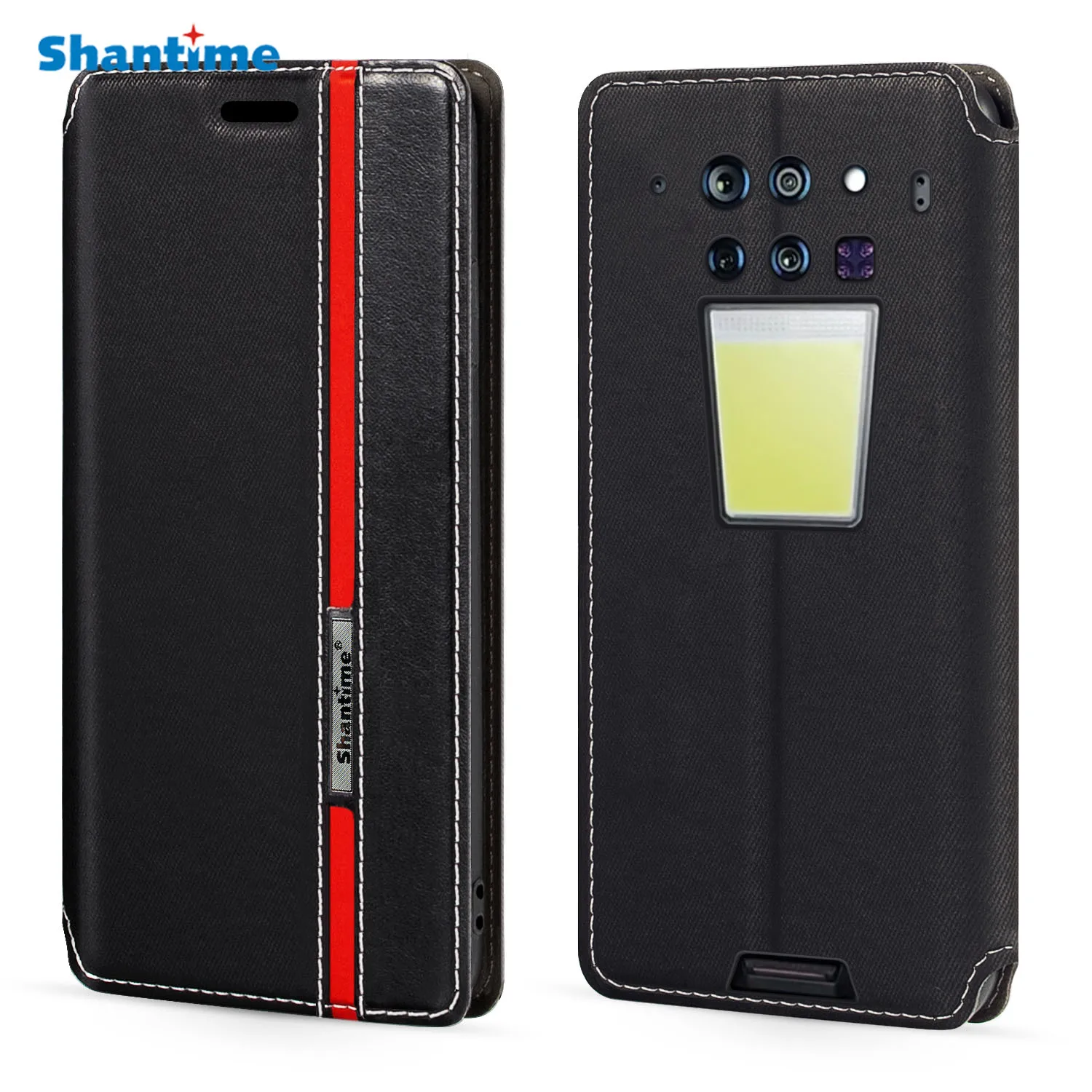 

For Unihertz 8849 Tank 3 Case Fashion Multicolor Magnetic Closure Leather Flip Case Cover with Card Holder 6.79 inches