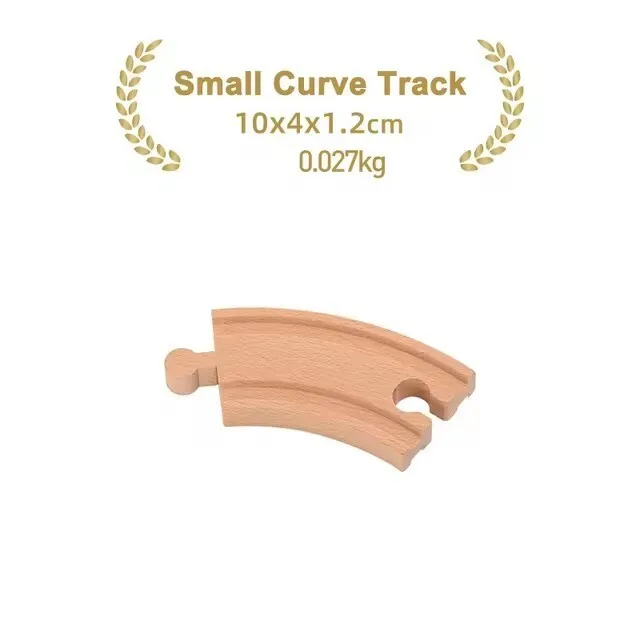 Premium Beech Wood Railway Train Track Accessories for Children’s Educational Play