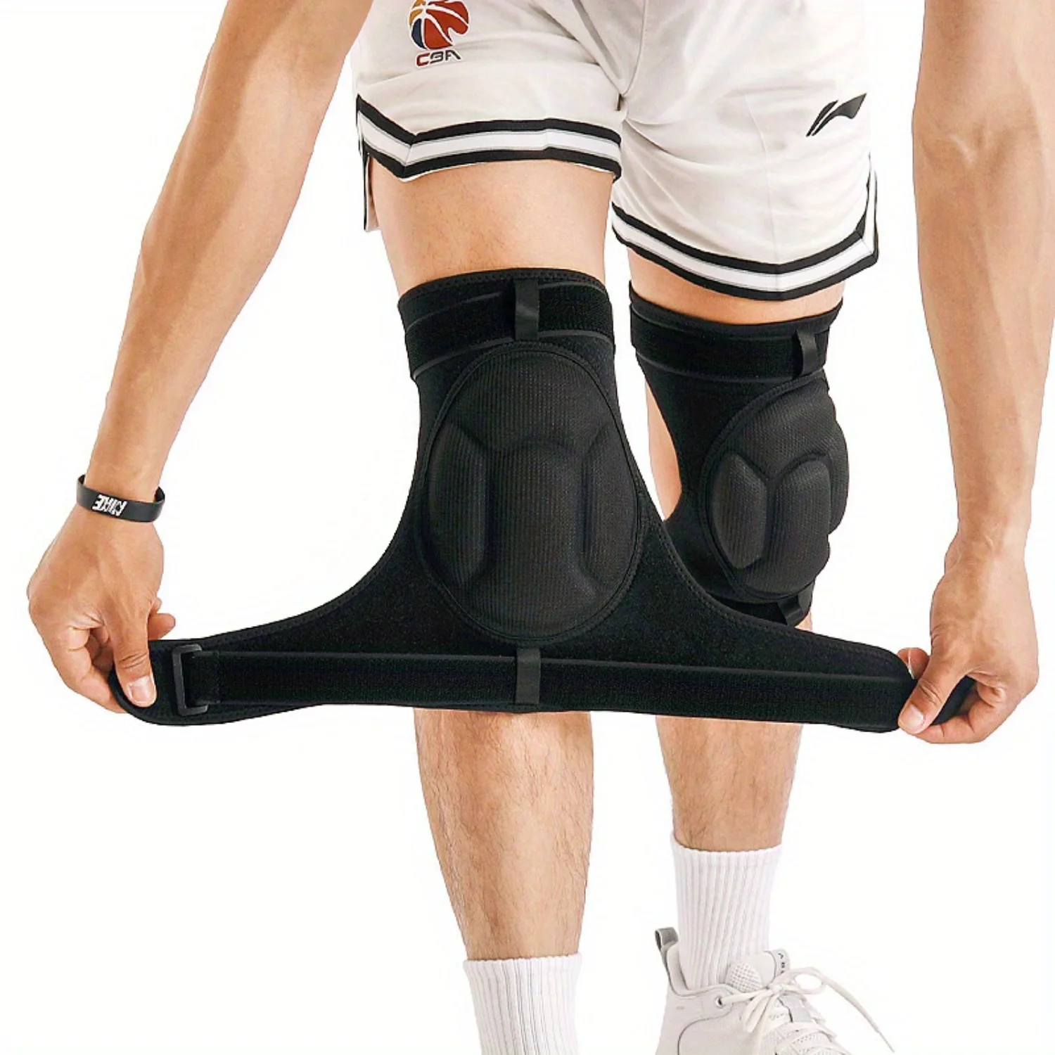 -Resistant Crawling Knee Pads With Shock Absorption & Sponge Cushioning