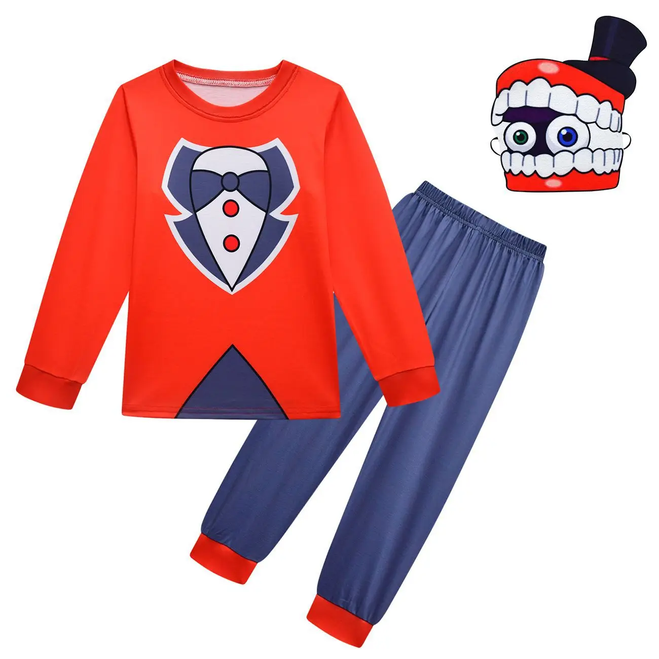 thumbnail image 1 of Increíble conjunto de pijamas y pantalones para niños con circo digital, ropa de dormir de dibujos animados, pijamas para niños y niñas, conjuntos de pijama para bebés pequeños, 1 of 5
