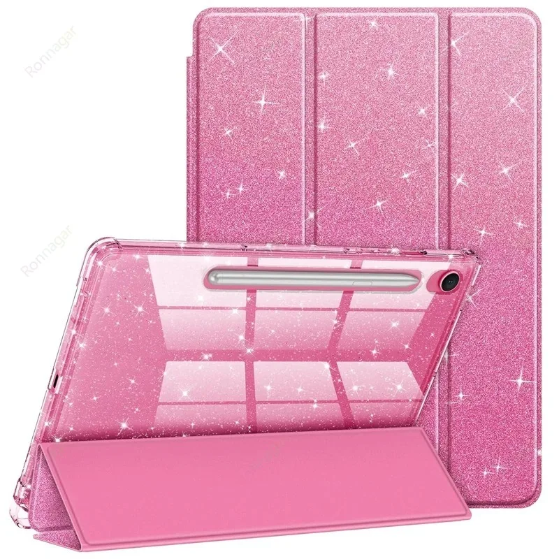 Glittering Sparkly Tablet Case with Pencil Holder