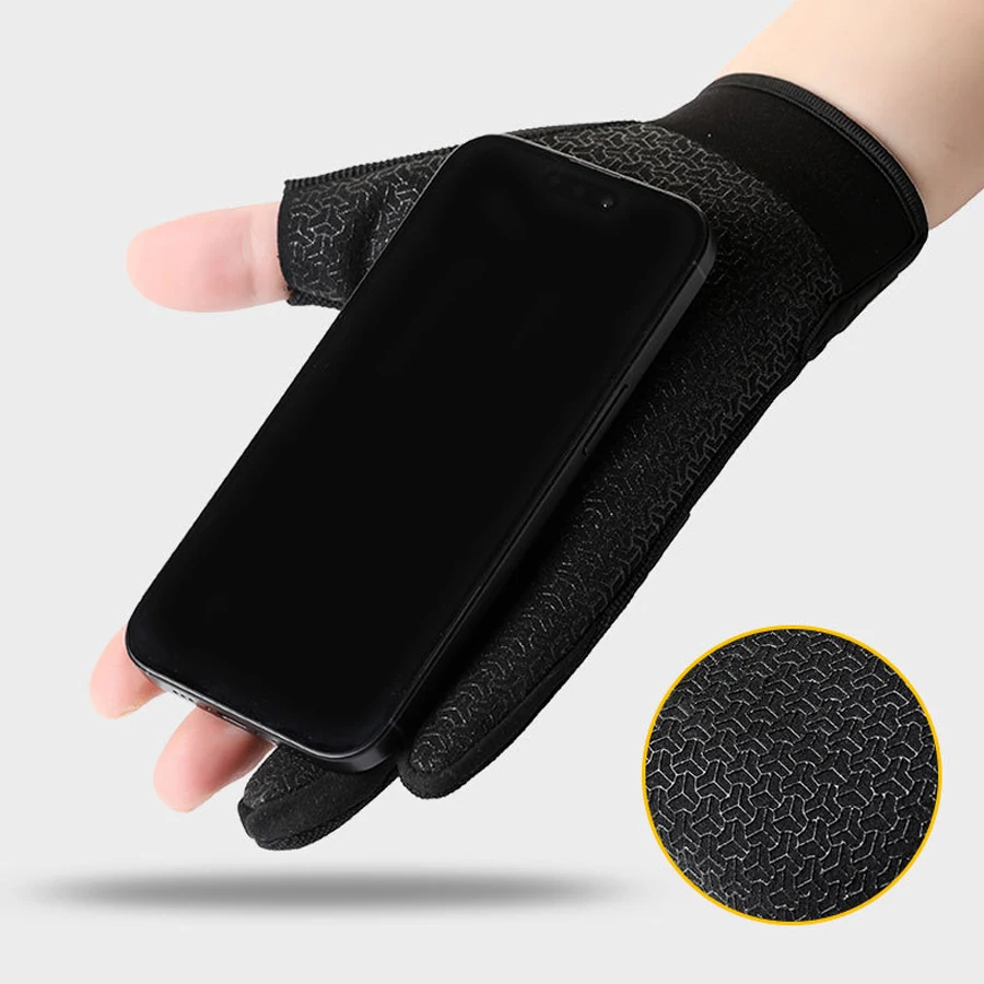Tactical Gloves Women Men Outdoor Rock Climbing Finger Leakage Training Anti Slip Protection Cycling