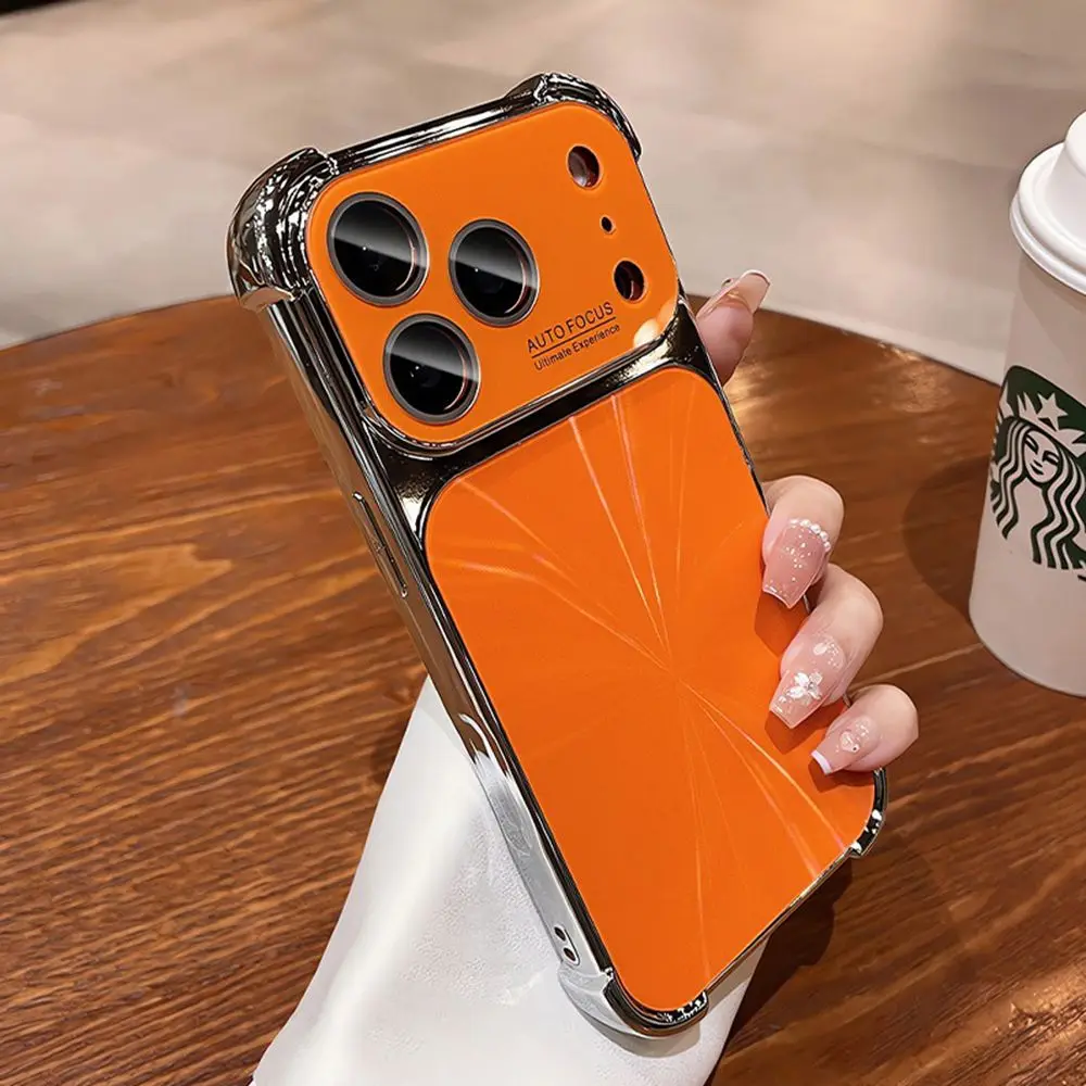 Aurora Laser Shockproof Luxury Plating Bumper Case