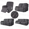 Waterproof Stretch Recliner Sofa Covers 1/2/3/4 Seats Solid Couch Covers Sofa SlipCover Protector Recliner Chair Covers For Home 1