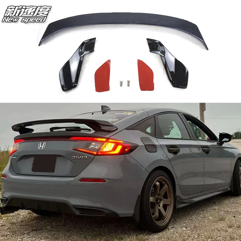 

Honda Civic 11th Gen HatchBack Rear Mugen Spoiler Tail Wings JDM Racing Culture Modification