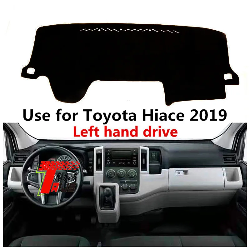 

Фланелевый чехол TAIJS высокого качества для приборной панели для Toyota Hiace 2019, левый руль