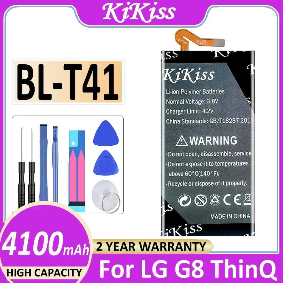 

KiKiss Battery BL-T41 Battery For Lg G8 ThinQ BL T41 LMG820QM7 LMG820UM1 LM-G820UMB LMG820UM0 LM-G820N Mobile Phone Bateria