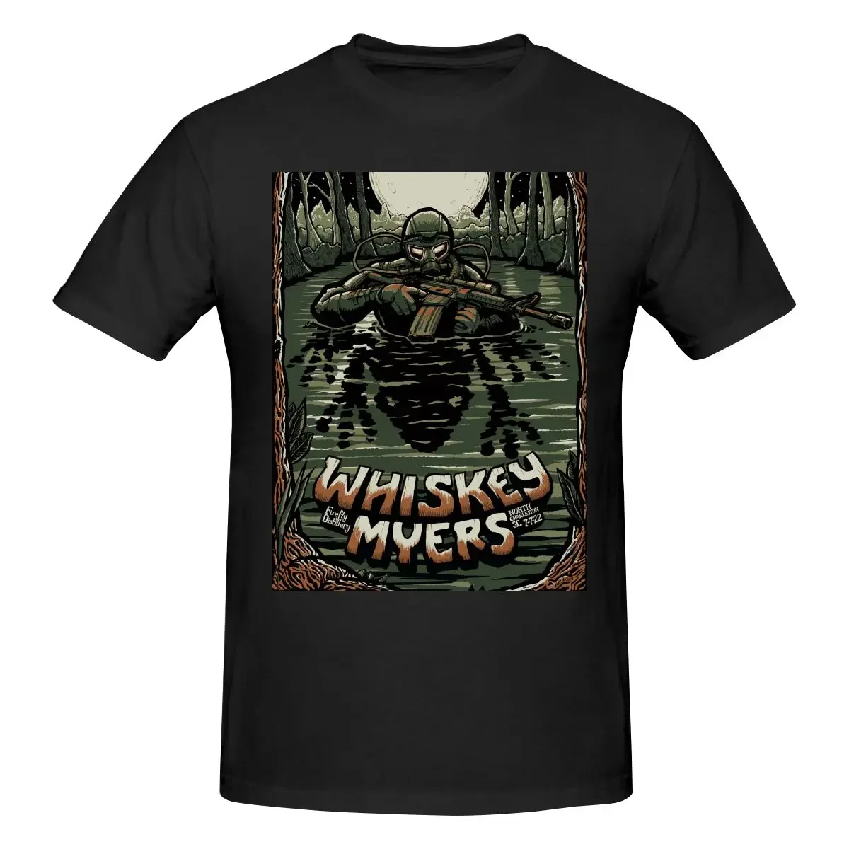 

Whiskey Myers Men's Classic Unisex Cotton T-Shirt for Men & Women, Classic Tee