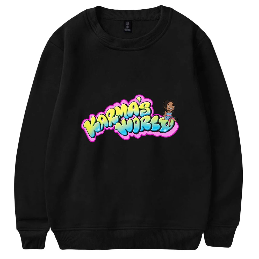 

Свитшот Karma's World, спортивный костюм унисекс с круглым вырезом, женская и мужская верхняя одежда, уличная одежда в стиле Харадзюку, модная детская одежда для ТВ в американском стиле, 2021