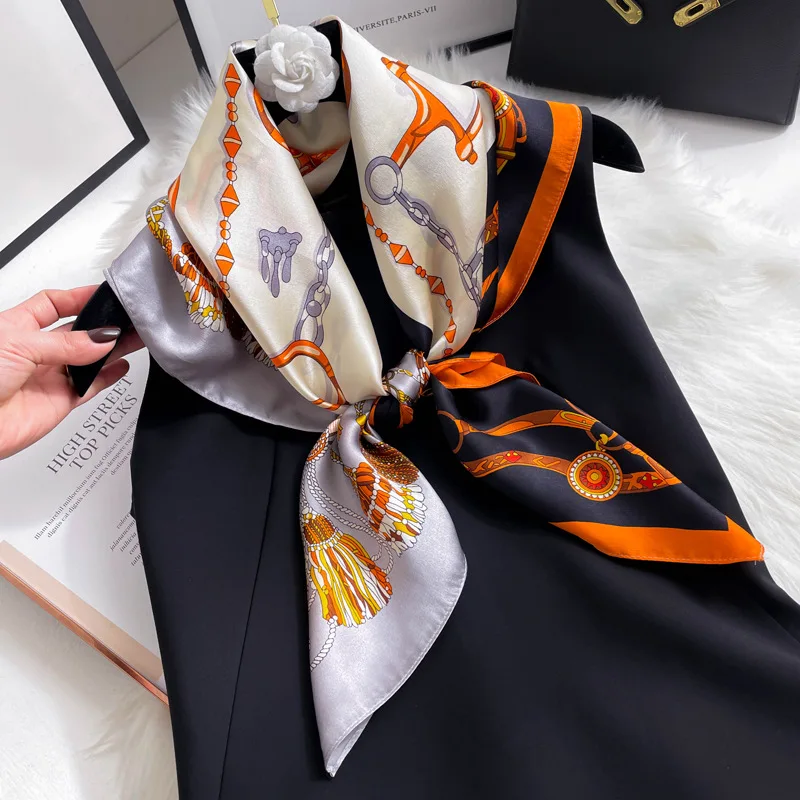 Рисунок 4 - 90x90 см зимний Романтический Парижский