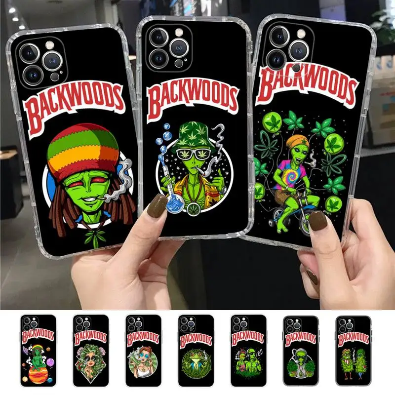 chwastów palenie Backwoods Phone Case for iPhone 11 12 13 mini pro XS