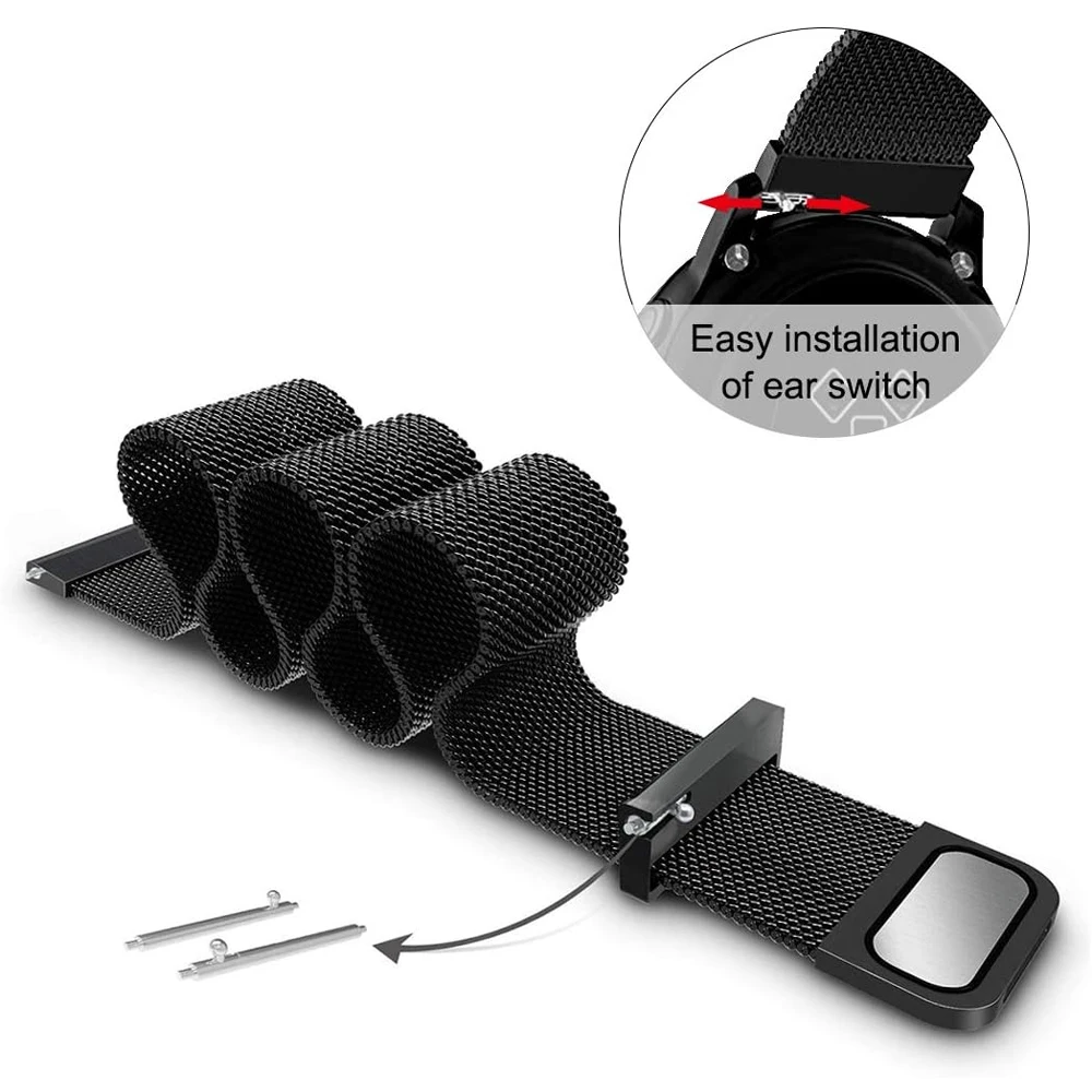 Elegant Milanese Magnetic Strap Band for Smartwatches (Universal Fit)