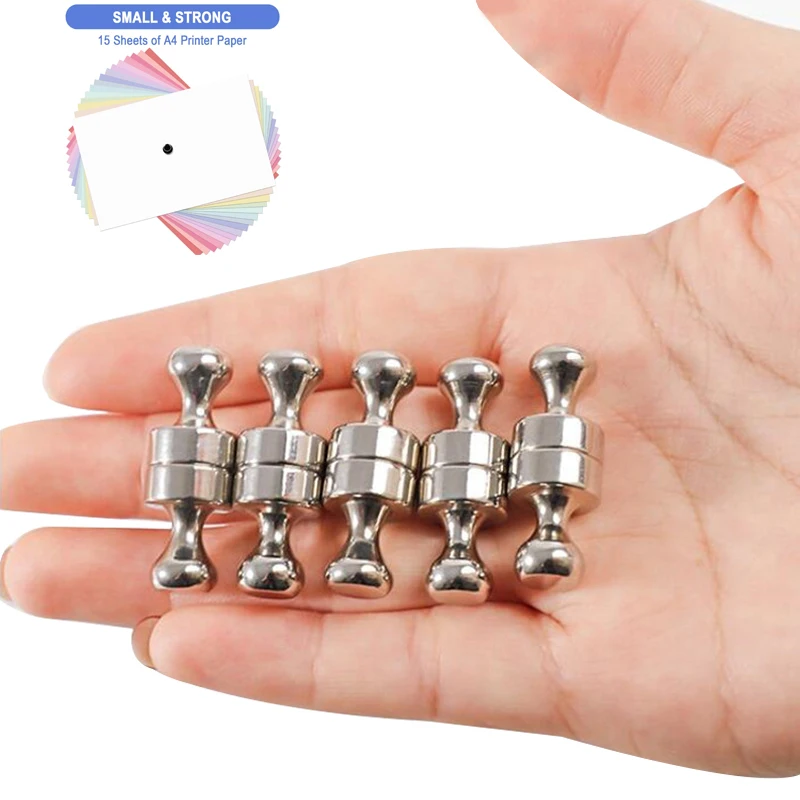 

N52 Super Strong Neodymium Magnetic Pushpins Sucker Thumbtack Durable Steel Magnet Push Pin for Refrigerator Whiteboard