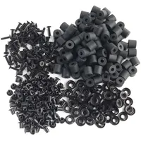 Long Post Flat Headed Chicago Screw Sets Bolt  Nut With Metal Countersunk And Thick Rubber Washer For DIY Kydex Holster 1