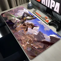XXL Gaming Accessories Genshin Impact Cyno Gamer Keyboard Desk Mat Non-Slip Laptop Notebook Office Mousepad 900X400 Mouse Mats 2