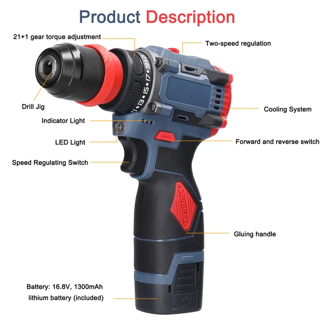 Taladro atornillador a batería Bosch GSR 36VE-2-LI