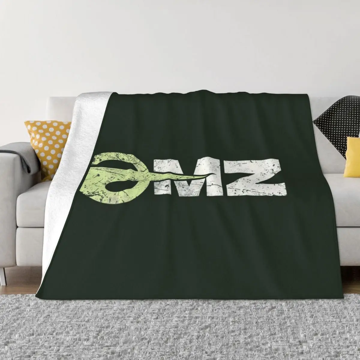 

OMZ MZ Vintage German Motorcycle Throw Blanket Luxury Blanket Soft Blanket