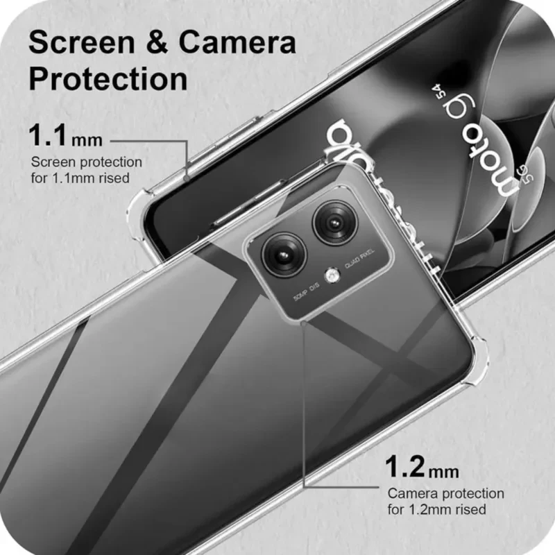 Clear Shockproof Silicone TPU Phone Case Cover