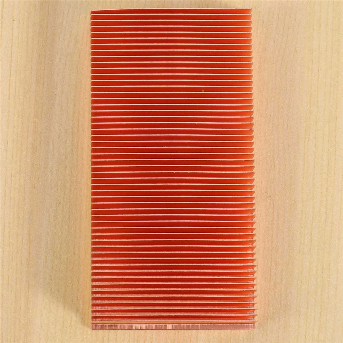6X Pure Copper Heatsink 100X50X15mm Skiving Fin Heat Sink Radiator for Electronic RAM Chip LED VGA Cooling Cooler