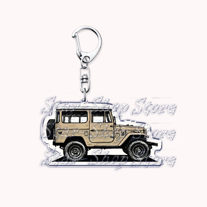 Beliebte japanische Off-Road-LKW-Auto-Schlüsselanhänger, Schlüsselanhänger für Zubehör, Tasche, Schmuck, Fans, Freunde, Geschenke – Detail 6