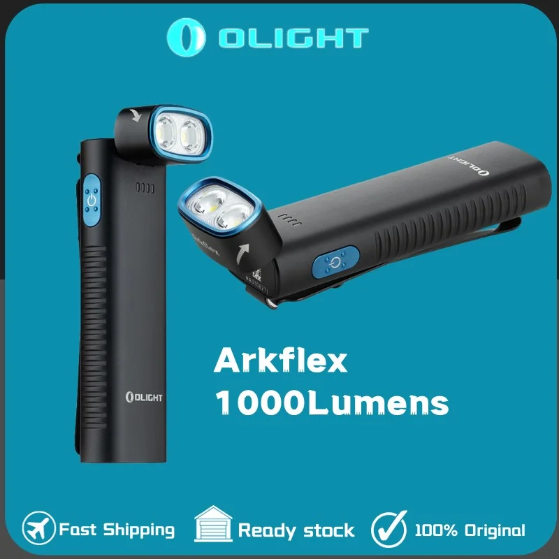 Torcia Ad Angolo Retto Olight Arkflex 1000Lumen Batteria Integrata