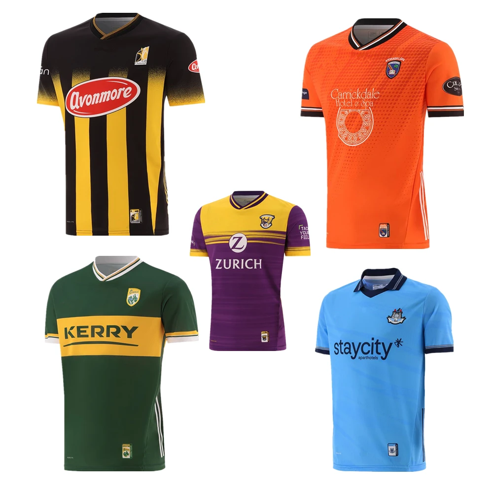 GAA jersey Antrim Fermanagh Dublin Derry Kerry Donegal Down Wexford Kilkenny Offaly Tipperary Ireland gaa shirt For gaa singlet