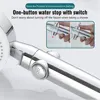 Xiaomi 5 Mode Adjustable High Pressure Shower One-key Stop Water Massage Shower Head Water Saving Black Shower Bathroom Parts 5