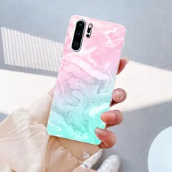 Clear Silicone Phone Case with Cute Design and Protective Bumper for Huawei P30 Lite (TM2026)