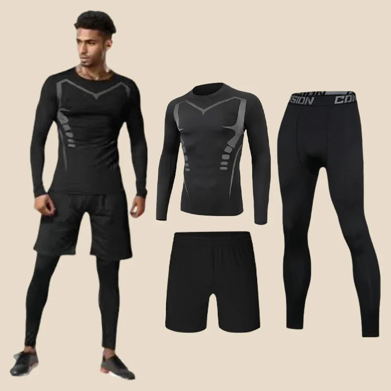 2025 Yeni spor koşu seti, koşu, fitness ve bisiklet, nefes alabilir, ter emici, çabuk kuruyan ve yüksek esneklikte