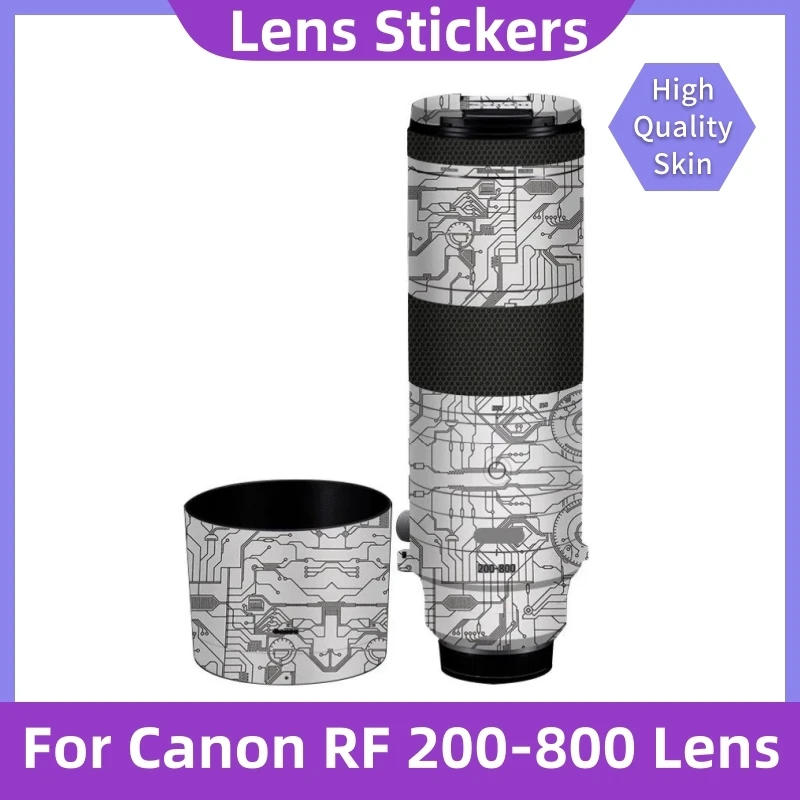 Per Canon Rf 200-800 Decal Skin Camera Lens Sticker Vinile Wrap Film Protector Coat Rf200-800 200-800Mm F6.3-9 F/6.3-9 Is Usm