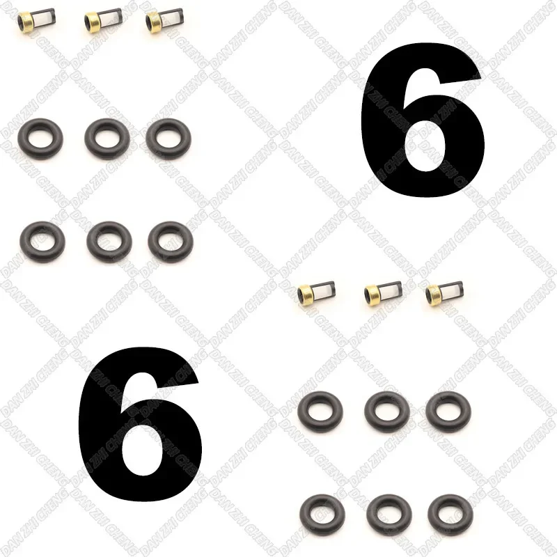 Fuel Injector Service Repair Kit Filters Orings Seals Grommets for VW Beetle Golf MK4 BORA Jetta Audi A3 1.6 037906031AL
